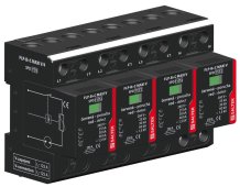 Svodič bleskových proudů Saltek FLP-B+C MAXI V/4