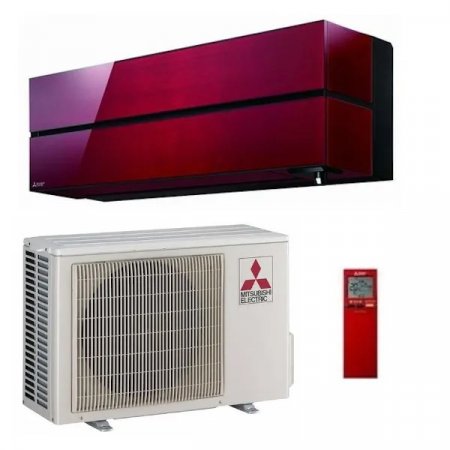 Nástěnná klimatizace Mitsubishi Diamond MSZ-LN25VG2 + MUZ-LN25VG2 RUBÍNOVĚ ČERVENÁ